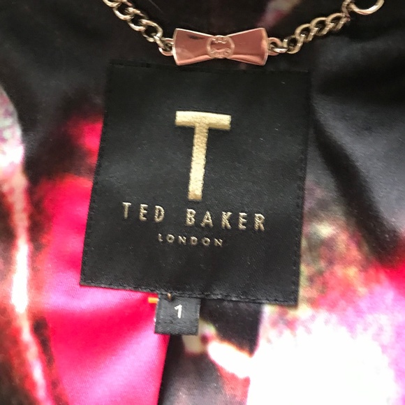 Ted Baker Alycia Coat Leather & Cashmere blend - Picture 8 of 8